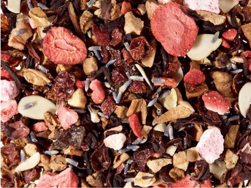 Strawberry Lavender Macaroon Herbal Tea